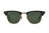 Ray-Ban RB3016 Clubmaster Sunglasses, &pound;60, Accessories, Black, Front view