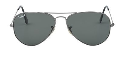 Ray-Ban RB3025 Aviator Sunglasses, front view