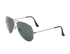 Ray-Ban RB3025 Aviator Sunglasses, bottom view