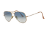 Ray-Ban RB3025 Aviator Sunglasses, £80, Accessories, Gold, Bottom view