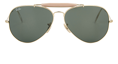 Raybans Outdoorsman Sunglasses, front view