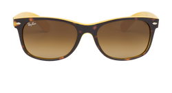 Ray-Ban RB2132 New Wayfarer Sunglasses, Acetate, Yellow, C, 2*