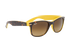 Ray-Ban RB2132 New Wayfarer Sunglasses, &pound;80, Accessories, Yellow, Side view