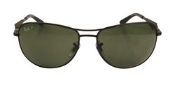 Ray-Ban RB3519 Sunglasses, Metal, Black, RB3519, 2*
