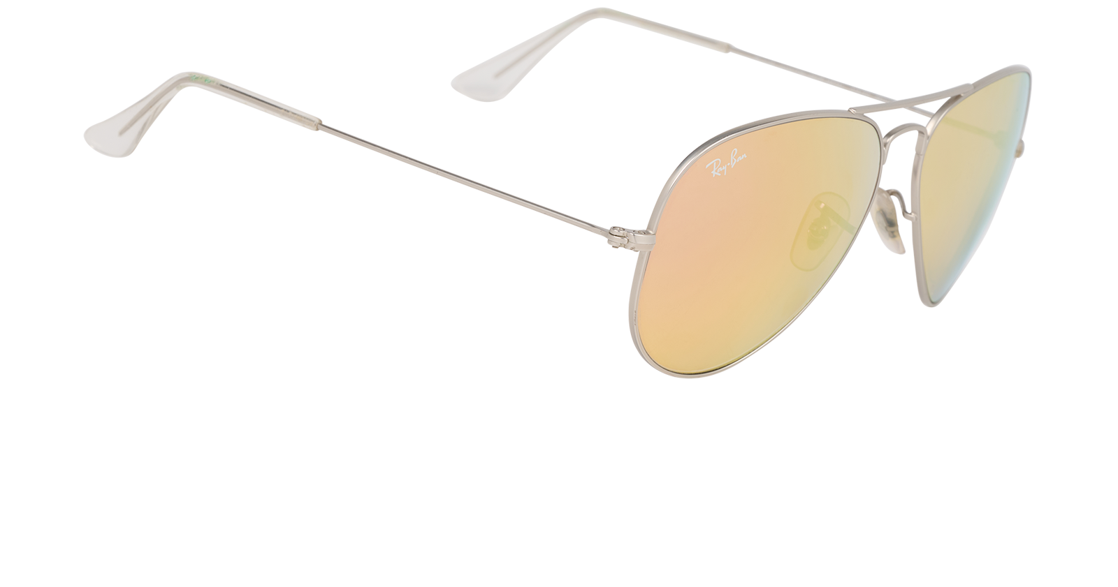 Ray-Ban RB3025 Aviator Sunglasses, &pound;80, Accessories, Silver, Side view