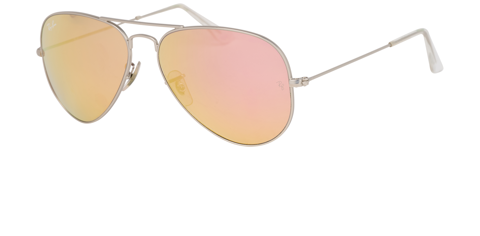 Ray-Ban RB3025 Aviator Sunglasses, &pound;80, Accessories, Silver, Bottom view