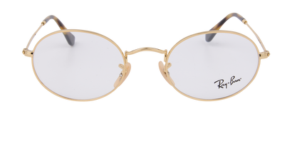 Ray Ban RB3447 Round Sunglasses, &pound;80, Accessories, Gold, Front view