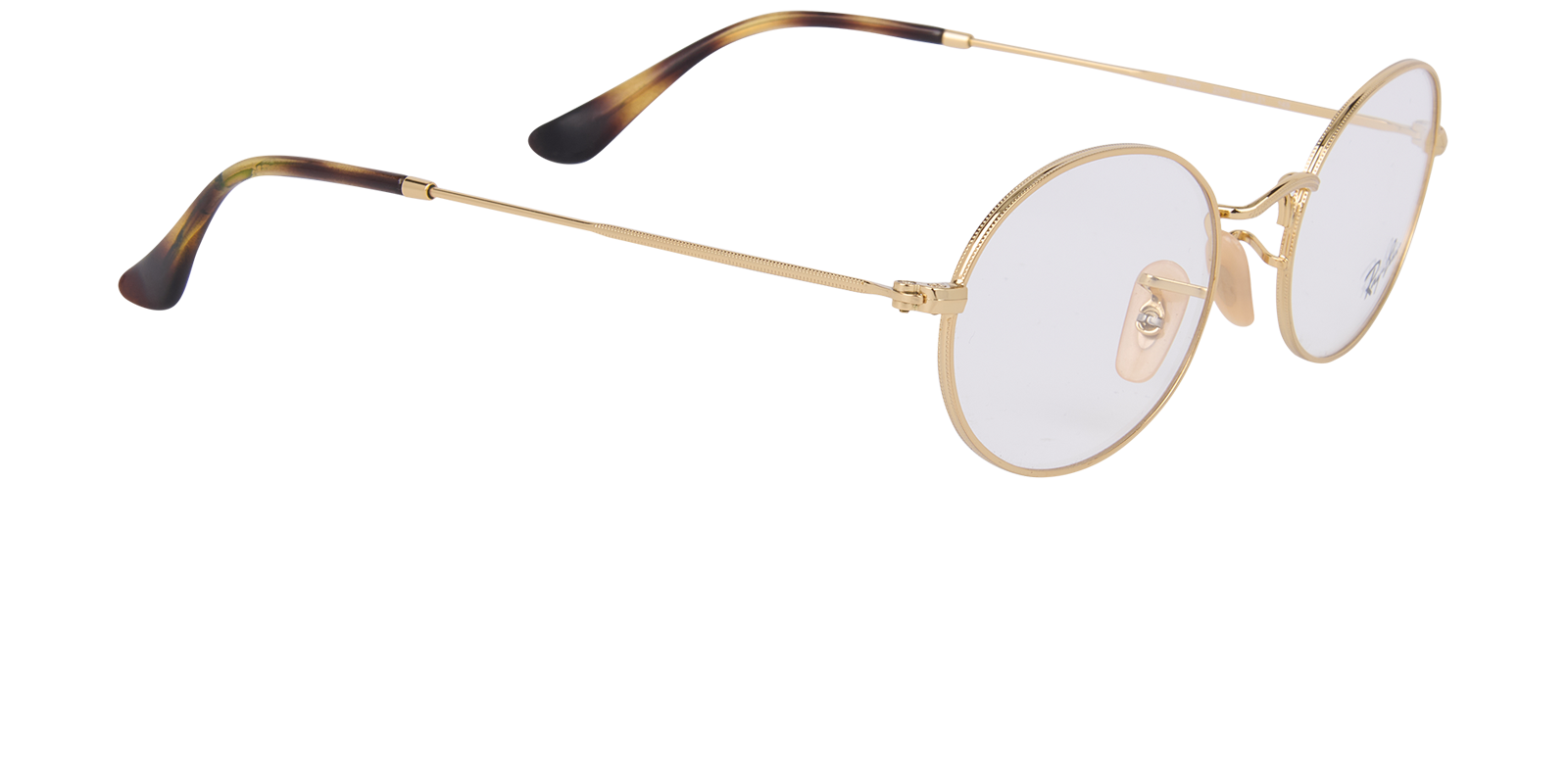 Ray Ban RB3447 Round Sunglasses, &pound;80, Accessories, Gold, Side view