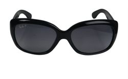 Ray-Ban Jackie Ohh Sunglasses, Plastic, Black, RB4101, C, 2*