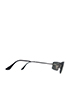Rayban Vintage RImless Rectangle, side view
