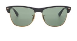 Rayban Clubmaster Sunglasses, Acetate, Black, RB4175, C, 2*