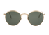 Ray-Ban RB 3447 Round Sunglasses, &pound;70, Accessories, Gold, Front view