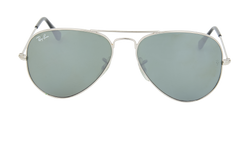 Ray-Ban RB3025 Aviator Sunglasses, Metal, Silver, C, 2*