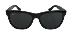 Ray-Ban Rounded Sunglasses,Plastic,Black,RB4184,3*