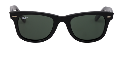 Ray-Ban RB2140 Wayfarer Sunglasses, &pound;80, Accessories, Black, Front view