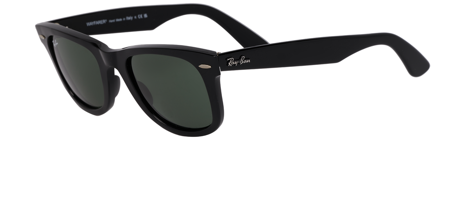 Ray-Ban RB2140 Wayfarer Sunglasses, &pound;80, Accessories, Black, Bottom view