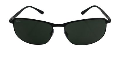 Rayban Half Rim Sunglasses, front view