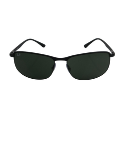 Rayban Half Rim Sunglasses,Plastic,Black,C,RB3671,3*