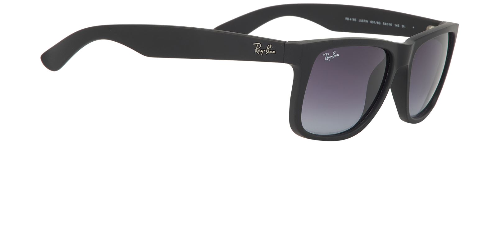 Ray-Ban RB4165 Justin Square Sunglasses, &pound;60, Accessories, Black, Side view