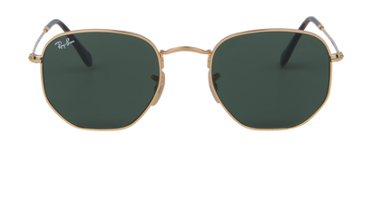 Ray-Ban RB 3548-N Hexagonal Sunglasses, front view