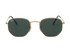 Ray-Ban RB 3548-N Hexagonal Sunglasses, front view