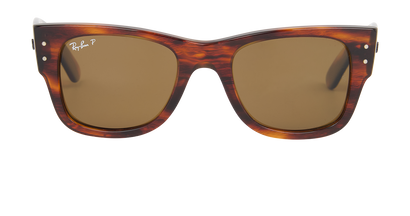Ray-Ban RB0840-S Polarized Square Sunglasses, front view
