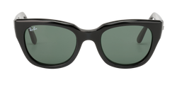 Ray-Ban 4178 Square Sunglasses, Acetate, Black, 3*