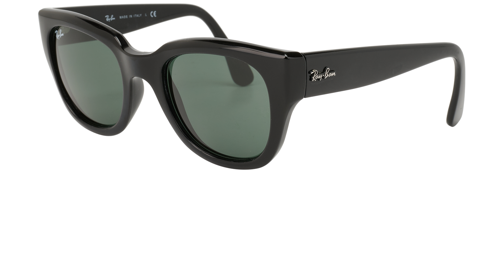 Ray-Ban 4178 Square Sunglasses, &pound;70, Accessories, Black, Bottom view