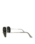 Ray-Ban RB3025 Aviator Sunglasses, bottom view
