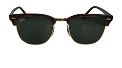 Ray Ban Clubmaster, Plastic, Brown, Case, 3*