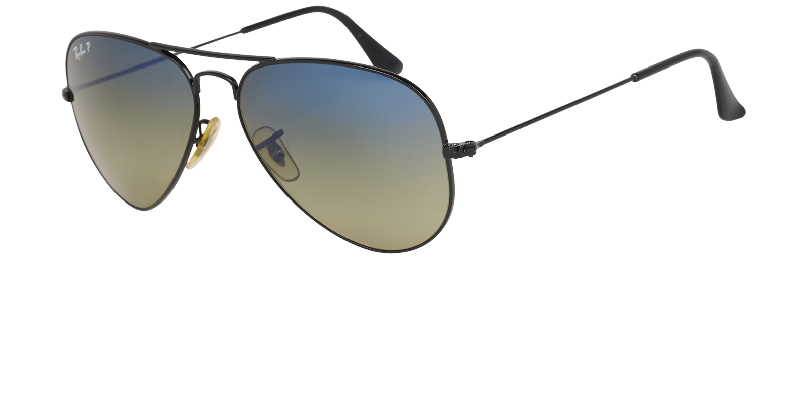 Ray-Ban RB3025 Aviator Sunglasses, &pound;80, Accessories, Black, Bottom view