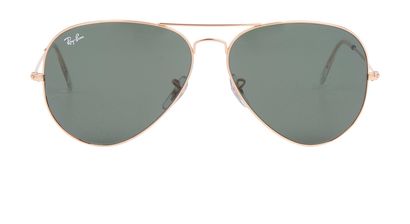 Ray Ban RB3025 Aviator Sunglasses, £80, Accessories, Black, Front view