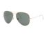 Ray Ban RB3025 Aviator Sunglasses, £80, Accessories, Black, Bottom view