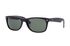 Ray-Ban RB2132 New Wayfarer Sunglasses, &pound;60, Accessories, Black, Bottom view