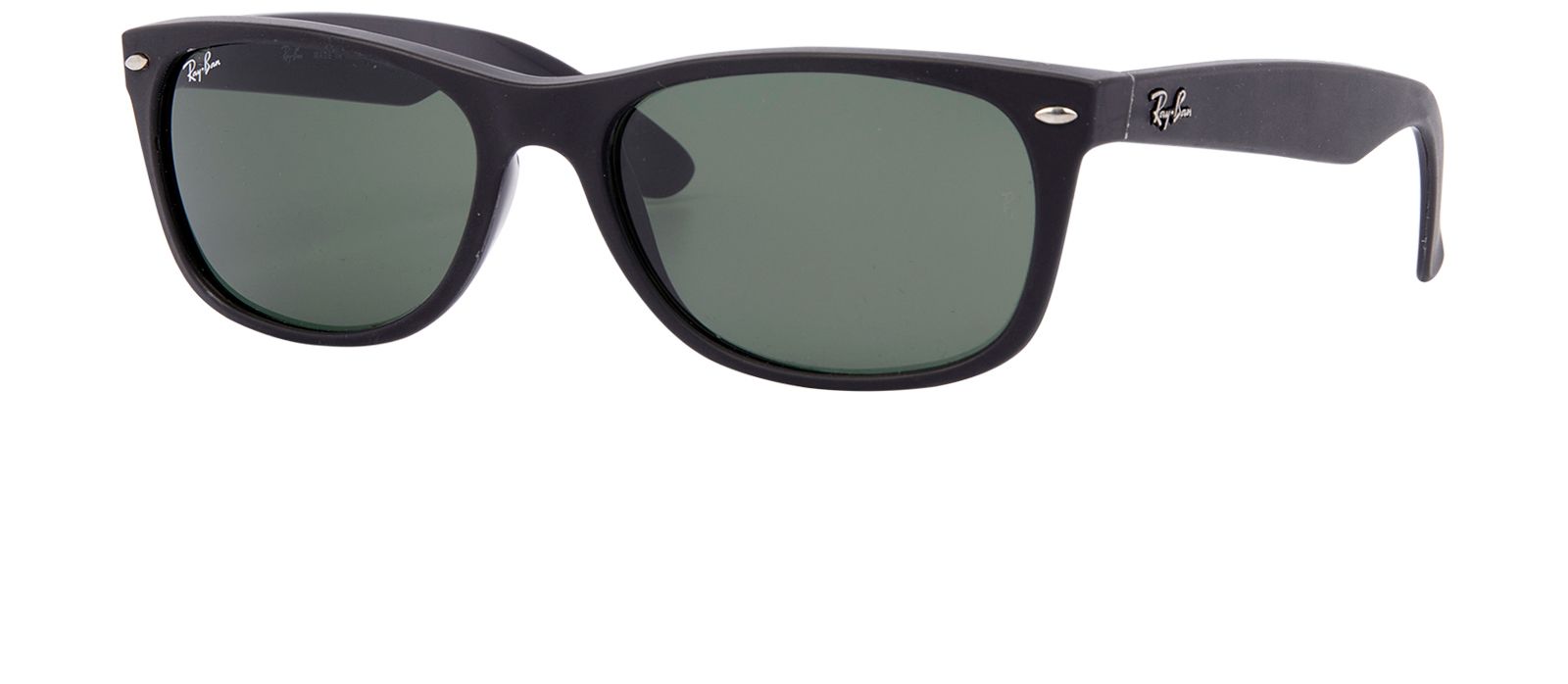 Ray-Ban RB2132 New Wayfarer Sunglasses, &pound;60, Accessories, Black, Bottom view
