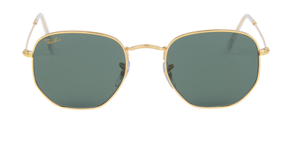 Ray-Ban RB3548 Hexagonal Sunglasses, front view