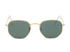 Ray-Ban RB3548 Hexagonal Sunglasses, front view