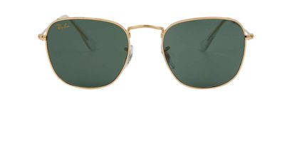 Ray Ban 3857 Frank Sunglasses, &pound;80, Accessories, Gold, Front view