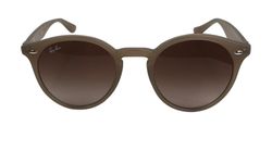 Ray Ban Round Sunglasses, Plastic, Grey, RB2180, 3*
