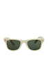 Rayban Green Lense Sunglasses, front view
