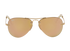 Ray-Ban RB3449 Pilot Sunglasses, &pound;80, Accessories, Gold, Front view