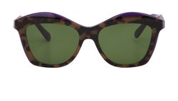 Salvatore Ferragamo SF941S Cat Eye Sunglasses, Acetate, Brown, SC/DB/B, 3*
