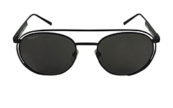 Salvatore Ferragamo Round SF169S Sunglasses,Metal,Black,3