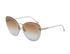 Salvatore Ferragamo SF178S Frameless Sunglasses, bottom view