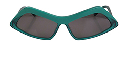 Stella McCartney Retro Sunglasses,Silver,Green,SC0229S,3