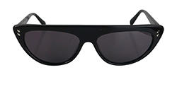 Stella McCartney Cateye Sunglasses, Plastic, Black, SK0057S, 3