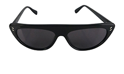 Stella McCartney Cateye SK0057S Sunglasses,Plastic,Black,3