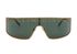 Stella McCartney SC0196S Shield Sunglasses, &pound;120, Accessories, Black/Gold, Front view