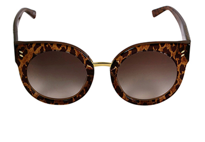 Stella Mccartney Round Cat Eye Sunglasses, front view