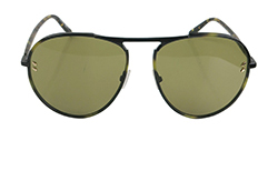 Stella McCartney Pilot Sunglasses, Plastic, Green, SC0133S, 2*